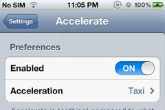Accelerate: Cydia tweak free για να πετάει η συσκευή σας