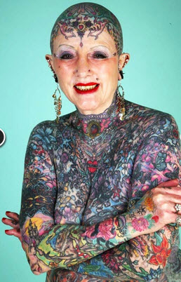 Η γυναίκα με τα περισσότερα τατουάζ στον κόσμο - Φωτογραφία 2