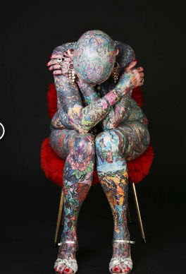 Η γυναίκα με τα περισσότερα τατουάζ στον κόσμο - Φωτογραφία 3