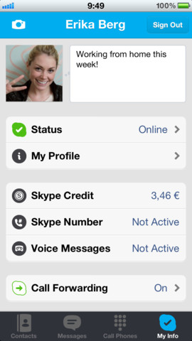Skype app: αναβαθμίστηκε με υποστήριξη για το iphone 5 - Φωτογραφία 1
