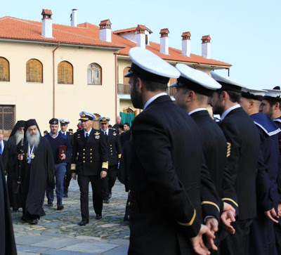 2216 - Η υποδοχή του αρχηγού του Στόλου στις Καρυές (φωτογραφίες) - Φωτογραφία 4