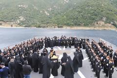 2229 - Το Πολεμικό Ναυτικό για τον εορτασμό των 100 χρόνων της απελευθέρωσης του Αγίου Όρους