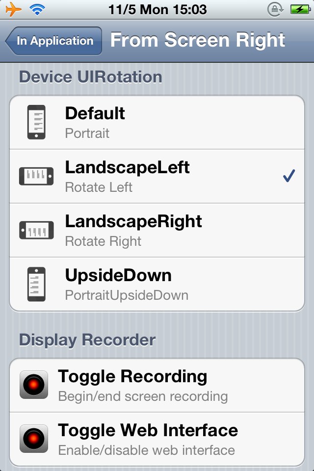 UIRotation for Activator: Cydia tweak free - Φωτογραφία 2