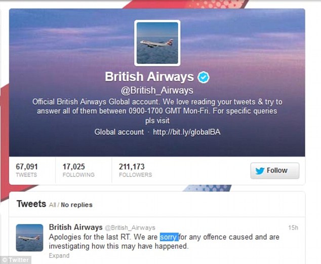 Χάκερ... μπήκαν στο twitter των βρετανικών αερογραμμών - Φωτογραφία 3