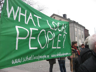 Διαμαρτυρία ΚΑΤΑ των μεταλλείων στη Στοκχόλμη 17/11/2012: ΟΛΟΙ οι λαοί του κόσμου λένε τα ίδια πράγματα! - Φωτογραφία 1