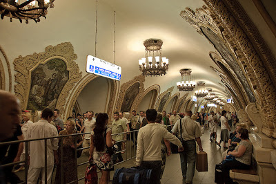 Μετρό Μόσχας, το ομορφότερο στον κόσμο! - Φωτογραφία 12