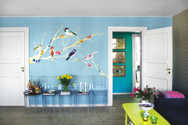 Το χρωματιστό διαμέρισμα ενός στυλίστα στη Δανία - Φωτογραφία 1