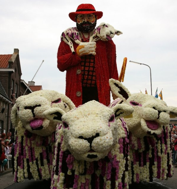 Bloemencorso: παρέλαση λουλουδιών στην Ολλανδία - Φωτογραφία 9