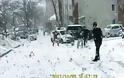Οδηγώντας σε χιονισμένο δρόμο [Video]