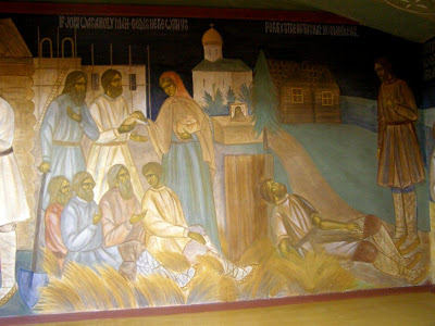2300 - Ο Άγιος Σιλουανός ο Αθωνίτης σε τοιχογραφίες της Μονής του Έσσεξ - Φωτογραφία 3