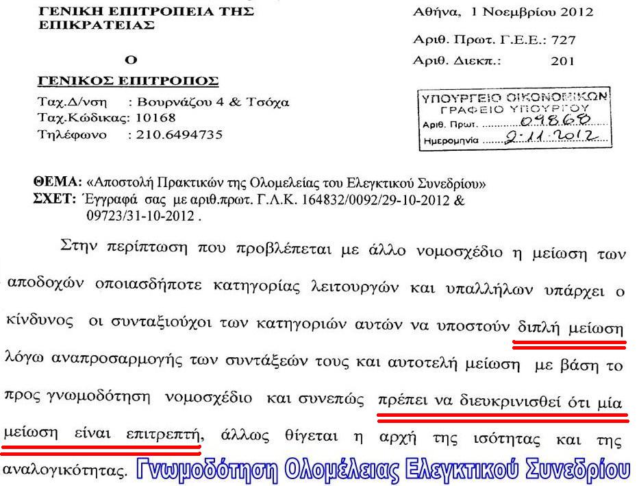 Επιχειρήματα για τη μη Επιβολή Διπλής Μείωσης στις Συντάξεις των Αποστράτων - Φωτογραφία 2