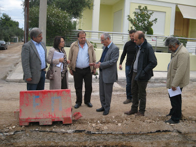 Πάτρα: Αυτοψία Δημάρχου στο έργο κατασκευής δικτύου αποχέτευσης σε Ρίο και Καστελόκαμπο - Φωτογραφία 3