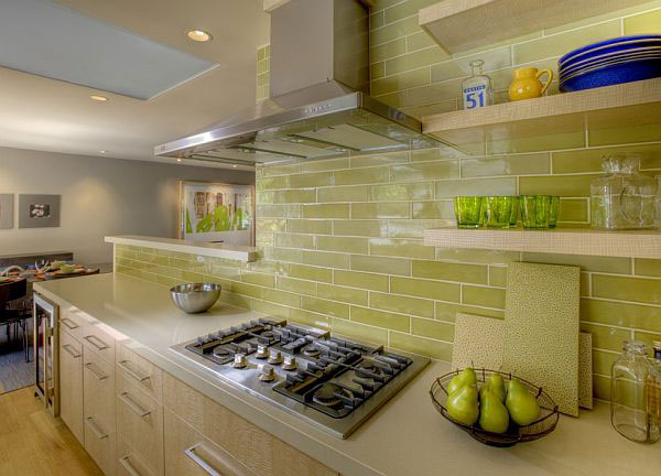 30 τρόποι να βάλετε πλακάκια στον τοίχο της κουζίνας σας - Φωτογραφία 11
