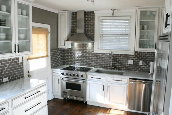 30 τρόποι να βάλετε πλακάκια στον τοίχο της κουζίνας σας - Φωτογραφία 15