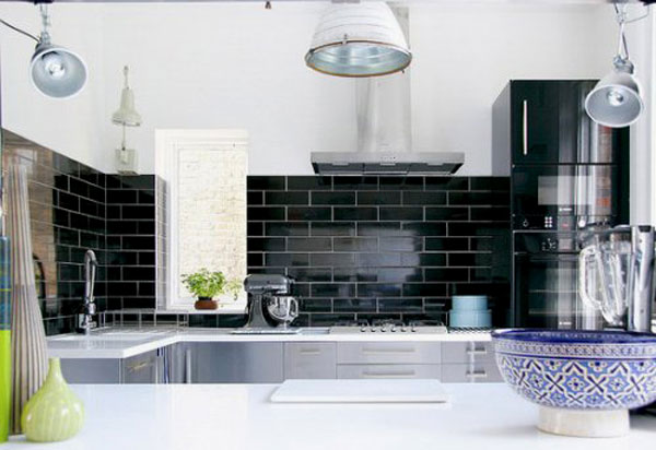 30 τρόποι να βάλετε πλακάκια στον τοίχο της κουζίνας σας - Φωτογραφία 16