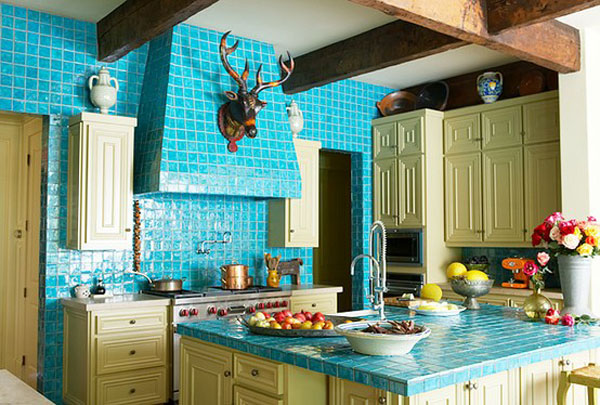 30 τρόποι να βάλετε πλακάκια στον τοίχο της κουζίνας σας - Φωτογραφία 22