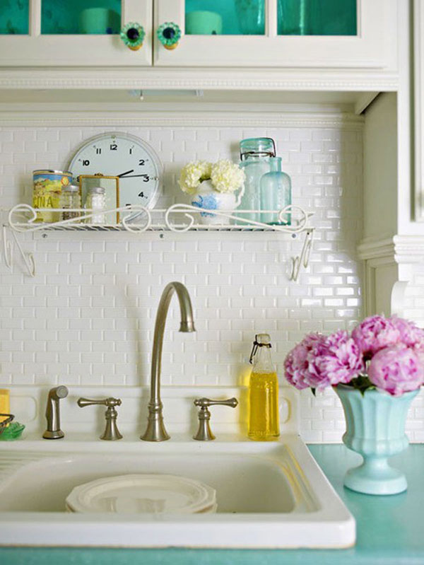 30 τρόποι να βάλετε πλακάκια στον τοίχο της κουζίνας σας - Φωτογραφία 3
