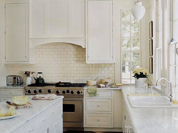 30 τρόποι να βάλετε πλακάκια στον τοίχο της κουζίνας σας - Φωτογραφία 6