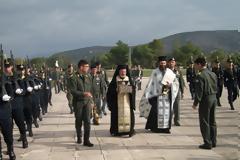 Υποδοχή τμήματος Ιερών Λειψάνων της Αγίας Βαρβάρας στη ΣΣΕ