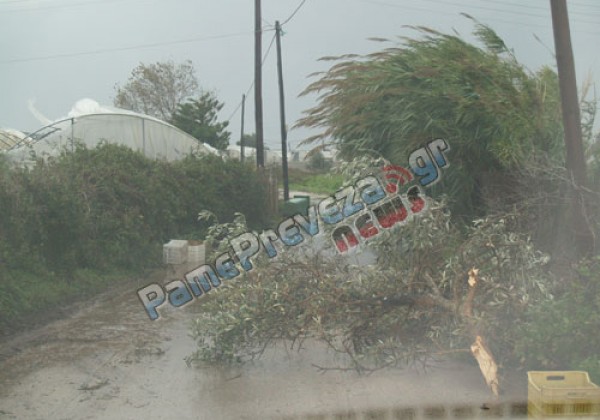 Πρέβεζα:Ανεμοστρόβιλος σάρωσε την παραλιακή (video - pics) - Φωτογραφία 3