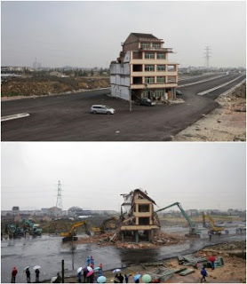 Κατεδαφίστηκε το σπίτι σύμβολο - αντίστασης στην Κίνα! (ΦΩΤΟ) - Φωτογραφία 1
