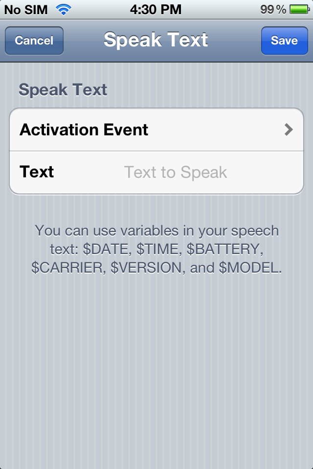 VoiceActivator: Cydia tweak και μιλήστε στο κινητό σας για ότι σας απασχολεί - Φωτογραφία 4