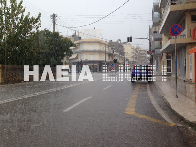 Πολύ ισχυρή καταιγίδα στην Αμαλιάδα - Δείτε φωτό - Φωτογραφία 3