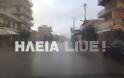 Πολύ ισχυρή καταιγίδα στην Αμαλιάδα - Δείτε φωτό