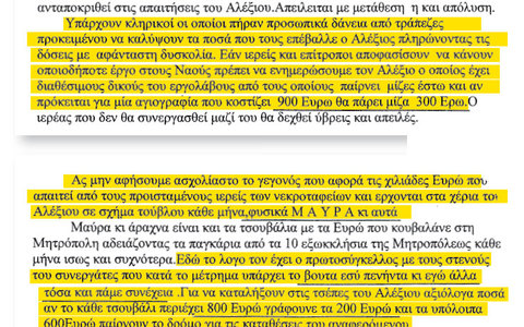 ΤΑ ΧΡΥΣΑ ΡΑΣΑ: Το ΣΔΟΕ «εξομολογεί» δέκα ιεράρχες - Φωτογραφία 3