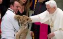 O Πάπας, το λιονταράκι και το τσίρκο! [video]
