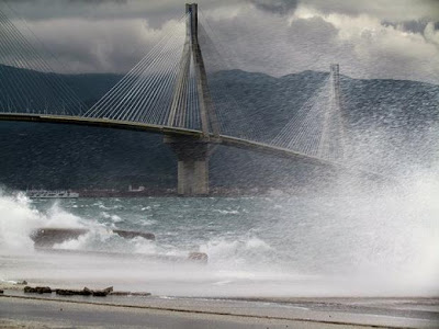 Πάτρα: Ο χειμώνας στη Γέφυρα Χαρίλαος Τρικούπης - Δείτε φωτό - Φωτογραφία 2