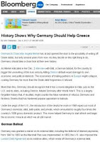Το Bloomberg την «πέφτει» στη Γερμανία και τις θυμίσει τη διαγραφή χρέους του 1953...!!! - Φωτογραφία 1