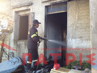Πύργος: Φωτιά ξέσπασε σε εγκαταλελειμμένη οικία - Φωτογραφία 1
