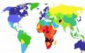 Χάρτης Σοκ - Πόσο θα ζήσουμε ανάλογα με τη... χώρα που μένουμε