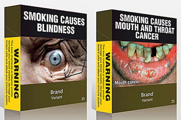 Αυστραλία: φρικτές εικόνες στα νέα πακέτα τσιγάρων - Φωτογραφία 2