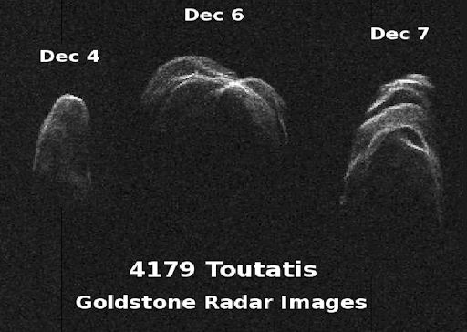 Ο  αστεροειδής Toutatis  ’4179' θα περάσει πολύ κοντά από τη Γη στις 12 του Δεκεμβρίου του 2012 - Φωτογραφία 1