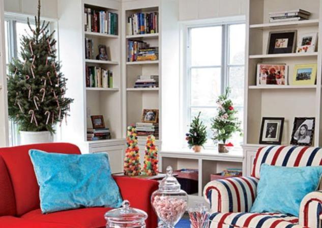 Χρωματιστές ιδέες για να στολίσεις χριστουγεννιάτικα το σαλόνι σου! - Φωτογραφία 1