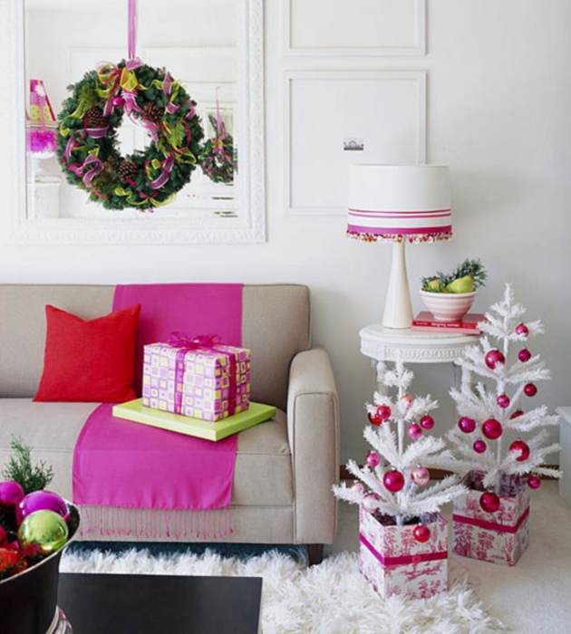Χρωματιστές ιδέες για να στολίσεις χριστουγεννιάτικα το σαλόνι σου! - Φωτογραφία 4