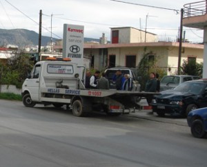 Σύγκρουση IX στο δρόμο Xαλκίδας - Aρτάκης - Φωτογραφία 1