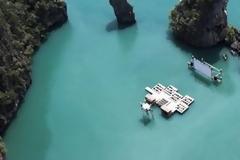 Στην Ταϋλάνδη εγκαινιάσθηκε ο πρώτος... πλωτός κινηματογράφος