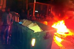 Φωτογραφίες από τα χθεσινοβραδινά επεισόδια στην Ιερισσό