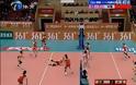 Επική φάση σε αγώνα γυναικείου volley (Video)