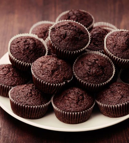 Λαχταριστά σοκολατένια muffins - Φωτογραφία 1