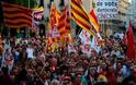 Οι Καταλανοί διαδήλωσαν στη Βαρκελώνη κατά του νέου εκπαιδευτικού νόμου