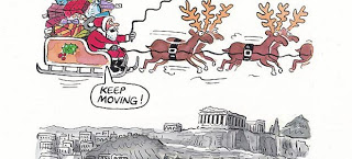 Σοκ από την Χριστουγεννιάτικη κάρτα της εφημερίδας Guardian για την Αθήνα - Φωτογραφία 1