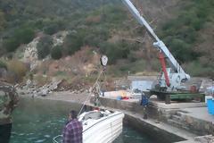 2385 - Ατύχημα στο λιμάνι της Δάφνης του Αγίου Όρους