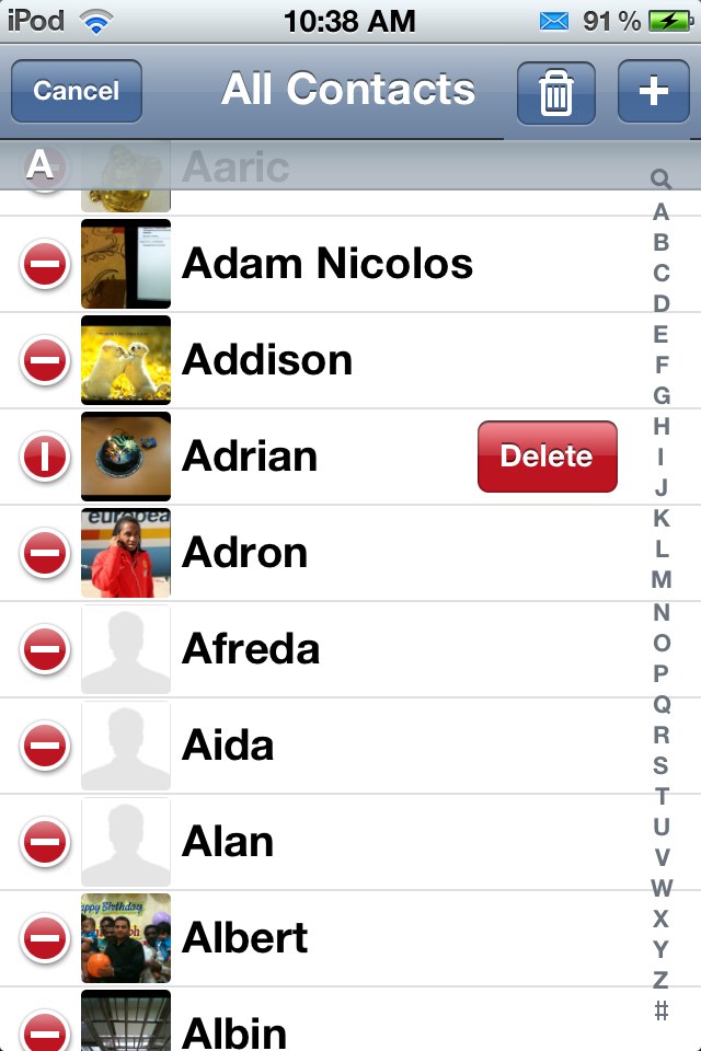 Delete Contact: Cydia tweak new - Φωτογραφία 3