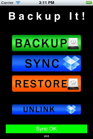 BackupIt: Cydia tweak - Φωτογραφία 3