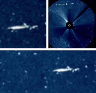 Μεγάλο  UFO εντοπίζεται στον Ήλιο από το Soho της Nasa στις 20 Δεκ - Φωτογραφία 1