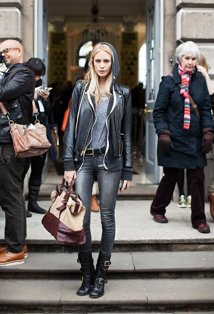 Poppy Delevingne. On the streets with Inspiring Outfits! - Φωτογραφία 12